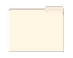 Archival File Folders - Letter Size